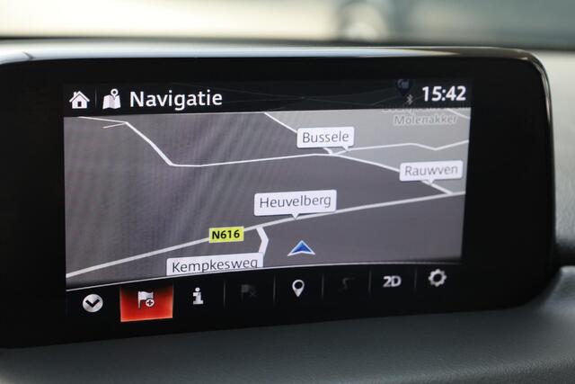 Mazda CX-5 2.0 SkyActiv-G 165 GT-M 4WD 360-CAMERA HUD TREKHAAK-AFN ALL-SEASONS STUUR+STOELVERWARMING NAVI CRUISE 2xPDC ENZ!