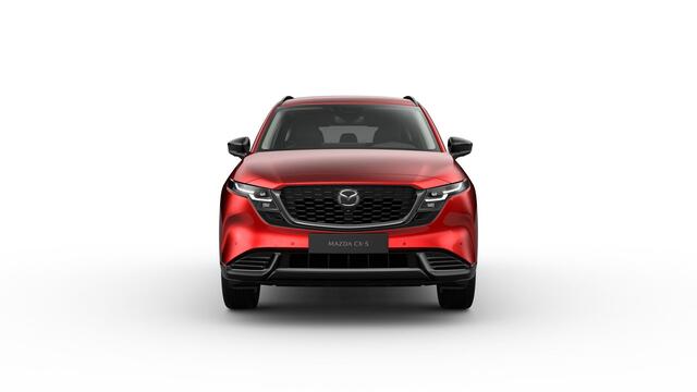 Mazda CX-5 Homura - Zwart lederen interieur | 19-inch lichtmetalen velgen, Black | Alarmsysteem | Automatisch dimmende binnenspiegel met randloos design