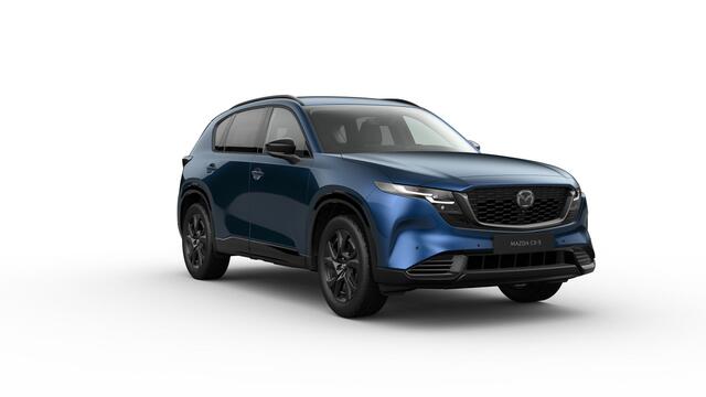 Mazda CX-5 Homura - Tan lederen interieur | 19-inch lichtmetalen velgen, Black | Alarmsysteem | Automatisch dimmende binnenspiegel met randloos design