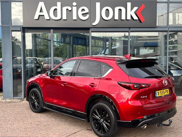 Mazda CX-5 2.0 e-SkyActiv-G M Hybrid 165 Homura Comfort Pack AUTOMAAT | TREKHAAK | LEDER | 360gr CAMERA | Bose AUDIO | STOELVENMTILATIE | STOEL- en STUURVERWARMING | 1e EIG |
