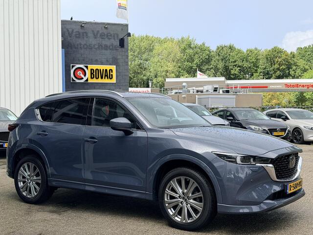 Mazda CX-5 2.0 SkyActiv-G 165 Signature NL-Auto, 1e Eig., Dealer Onderh., Trekhaak, Head-Up, Schuif/kantel dak, Navigatie, Apple Carplay / Android Auto, Bose, Best. Stoel geheugen, Stoel verw., Stoel verkoeling.