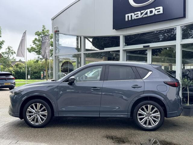 Mazda CX-5 2.0 SkyActiv-G 165 Signature NL-Auto, 1e Eig., Dealer Onderh., Trekhaak, Head-Up, Schuif/kantel dak, Navigatie, Apple Carplay / Android Auto, Bose, Best. Stoel geheugen, Stoel verw., Stoel verkoeling.