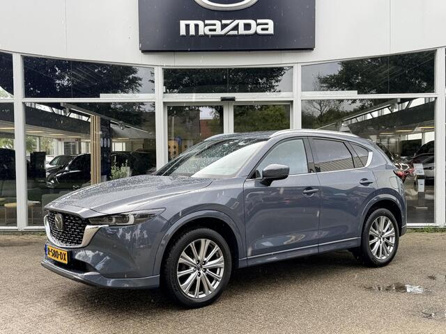 Mazda CX-5 2.0 SkyActiv-G 165 Signature NL-Auto, 1e Eig., Dealer Onderh., Trekhaak, Head-Up, Schuif/kantel dak, Navigatie, Apple Carplay / Android Auto, Bose, Best. Stoel geheugen, Stoel verw., Stoel verkoeling.