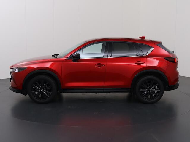 Mazda CX-5 2.0 SkyActiv-G HOMURA 165pk | Trekhaak | Navigatie | 360° Camera | Cruise Control Adaptief | Bose Audio | Winterpakket | Lederen Interieur |