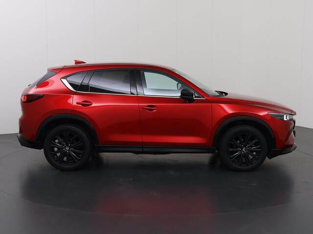 Mazda CX-5 2.0 SkyActiv-G HOMURA 165pk | Trekhaak | Navigatie | 360° Camera | Cruise Control Adaptief | Bose Audio | Winterpakket | Lederen Interieur |