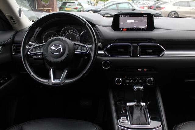 Mazda CX-5 2.0 SkyActiv-G 165 Luxury / Trekhaak / 360Camera / Head-up / Leder / Bose / Keyless / 19'' / Dodehoek / Navigatie / DAB / Stoelventilatie+Verwarming / Cruise Control