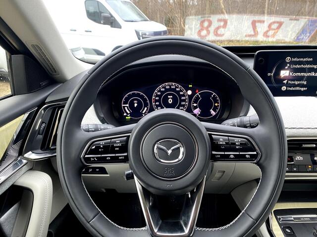 Mazda CX-60 2.5 e-SkyActiv PHEV Takumi Plus Navi|Carplay|Leer|Elektrische a.klep|HUD|Stoel en stuurverwarming|49950