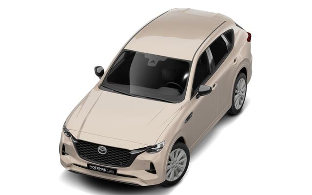 Mazda CX-60 Mazda e-Skyactiv PHEV 327 8AT AWD Homura Business Edition | 12,3-inch TFT-kleurendisplay met bediening via centrale HMI Commander, touchscreen (voor Apple CarPlay / Android Auto(TM)) of voice control | 12,3-inch digitale meterset | 20-inch lichtmetalen ve