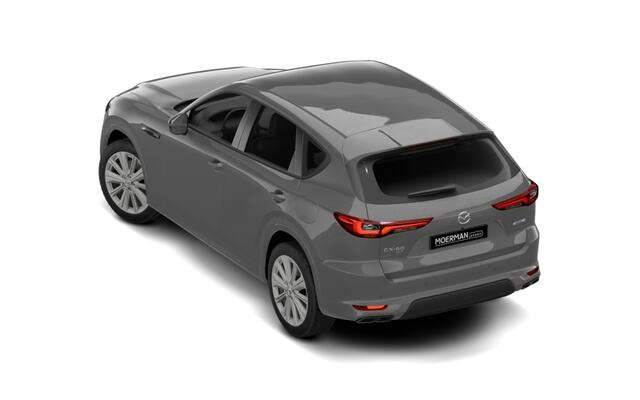 Mazda CX-60 Mazda e-Skyactiv PHEV 327 8AT AWD Homura Business Edition | 12,3-inch TFT-kleurendisplay met bediening via centrale HMI Commander, touchscreen (voor Apple CarPlay / Android Auto(TM)) of voice control | 12,3-inch digitale meterset | 20-inch lichtmetalen ve