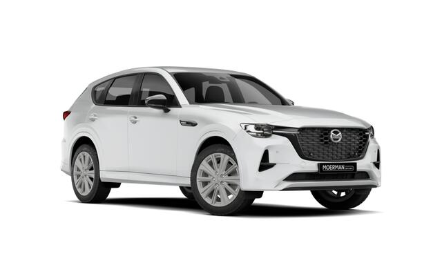 Mazda CX-60 Mazda e-Skyactiv PHEV 327 8AT AWD Homura Plus | 12,3-inch TFT-kleurendisplay met bediening via centrale HMI Commander, touchscreen (voor Apple CarPlay / Android Auto(TM)) of voice control | 12,3-inch digitale meterset | 20-inch lichtmetalen velgen, Black
