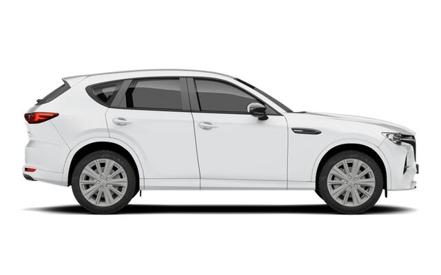 Mazda CX-60 Mazda e-Skyactiv PHEV 327 8AT AWD Homura Plus | 12,3-inch TFT-kleurendisplay met bediening via centrale HMI Commander, touchscreen (voor Apple CarPlay / Android Auto(TM)) of voice control | 12,3-inch digitale meterset | 20-inch lichtmetalen velgen, Black