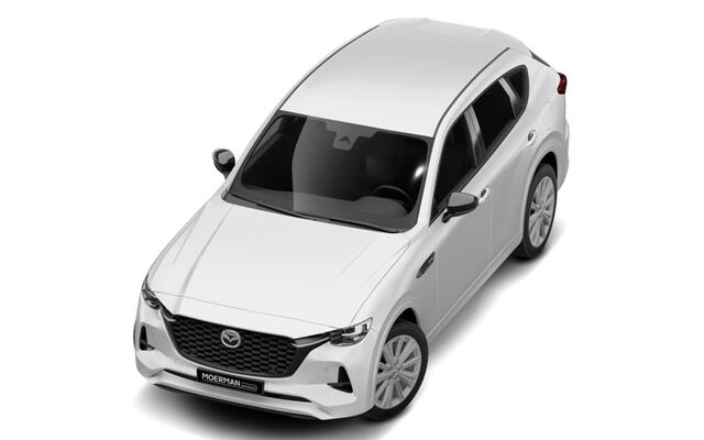 Mazda CX-60 Mazda e-Skyactiv PHEV 327 8AT AWD Homura Plus | 12,3-inch TFT-kleurendisplay met bediening via centrale HMI Commander, touchscreen (voor Apple CarPlay / Android Auto(TM)) of voice control | 12,3-inch digitale meterset | 20-inch lichtmetalen velgen, Black
