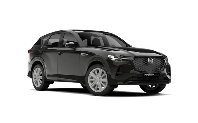 Mazda CX-60 Mazda e-Skyactiv PHEV 327 8AT AWD Homura Business Edition | 12,3-inch TFT-kleurendisplay met bediening via centrale HMI Commander, touchscreen (voor Apple CarPlay / Android Auto(TM)) of voice control | 12,3-inch digitale meterset | 20-inch lichtmetalen ve