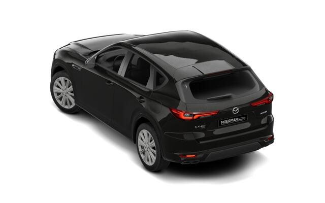 Mazda CX-60 Mazda e-Skyactiv PHEV 327 8AT AWD Homura Business Edition | 12,3-inch TFT-kleurendisplay met bediening via centrale HMI Commander, touchscreen (voor Apple CarPlay / Android Auto(TM)) of voice control | 12,3-inch digitale meterset | 20-inch lichtmetalen ve