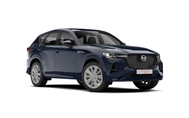 Mazda CX-60 Mazda e-Skyactiv PHEV 327 8AT AWD Homura Business Edition | 12,3-inch TFT-kleurendisplay met bediening via centrale HMI Commander, touchscreen (voor Apple CarPlay / Android Auto(TM)) of voice control | 12,3-inch digitale meterset | 20-inch lichtmetalen ve