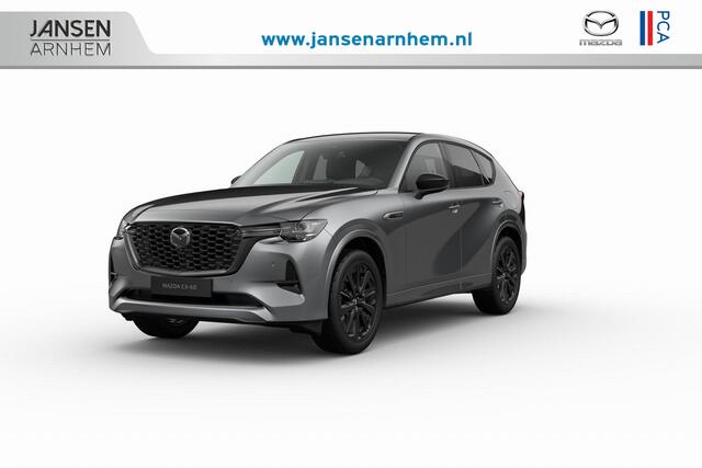 Mazda CX-60 Mazda e-Skyactiv PHEV 327 8AT AWD Homura Business Edition | 12,3-inch TFT-kleurendisplay met bediening via centrale HMI Commander, touchscreen (voor Apple CarPlay / Android Auto(TM)) of voice control | 12,3-inch digitale meterset | 20-inch lichtmetalen ve
