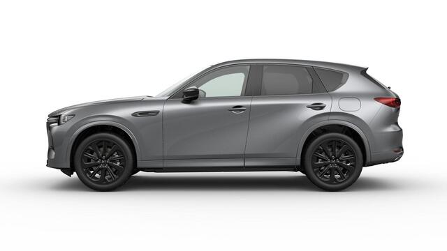 Mazda CX-60 Mazda e-Skyactiv PHEV 327 8AT AWD Homura Business Edition | 12,3-inch TFT-kleurendisplay met bediening via centrale HMI Commander, touchscreen (voor Apple CarPlay / Android Auto(TM)) of voice control | 12,3-inch digitale meterset | 20-inch lichtmetalen ve