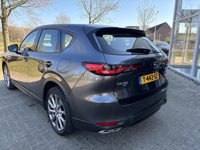 Mazda CX-60 2.5 e-SkyActiv PHEV Exclusive-Line NL-Auto. Dealer Ondh., Trekhaak, Navigatie, Alarm klasse 3, Apple Carplay/ Android Auto, Stoelverwarming, Stuurverwarming, AWD, Plug-in Hybride.