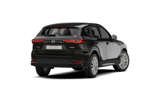 Mazda CX-60 Mazda e-Skyactiv PHEV 327 8AT AWD Exclusive-Line Business Edition | 12,3-inch TFT-kleurendisplay met bediening via centrale HMI Commander, touchscreen (voor Apple CarPlay / Android Auto(TM)) of voice control | 12,3-inch digitale meterset | 20-inch lichtme