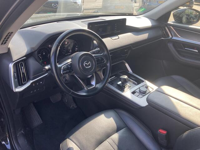 Mazda CX-60 2.5 e-SkyActiv PHEV Homura , Automaat, Trekhaak, Elek.Pano.Dak, Leder, Navi, Apple Carplay Cruise, LMV 20 Inch, Stoelventilatie/Verwarming