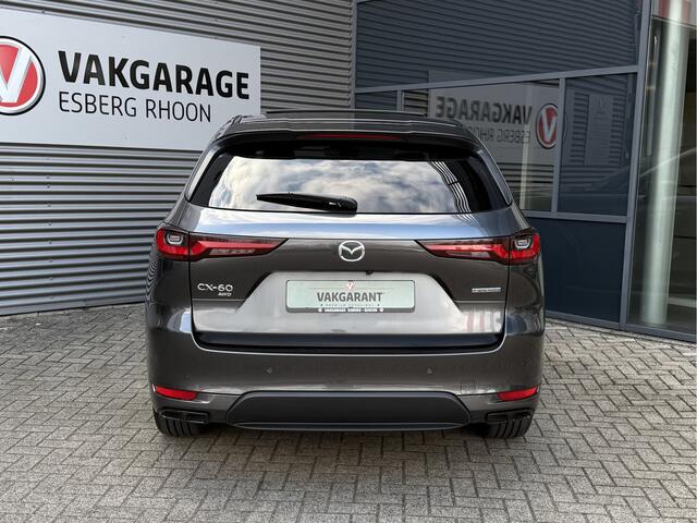 Mazda CX-60 2.5 e-SkyActiv PHEV Homura AUTOMAAT,NAVI/CAM,LEER,PANO