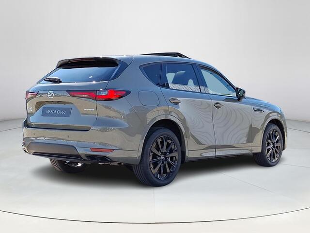 Mazda CX-60 2.5 e-SkyActiv PHEV Homura Plus Apple Carplay Android Auto | Panoramisch schuif kanteldak | Head up display | Bose | 360 camera | Elektrische achterklep | Stoelgeheugen | Stoelkoeling/verwarming | Dodehoeksensoren | Adaptieve led koplampen | Adaptieve cr