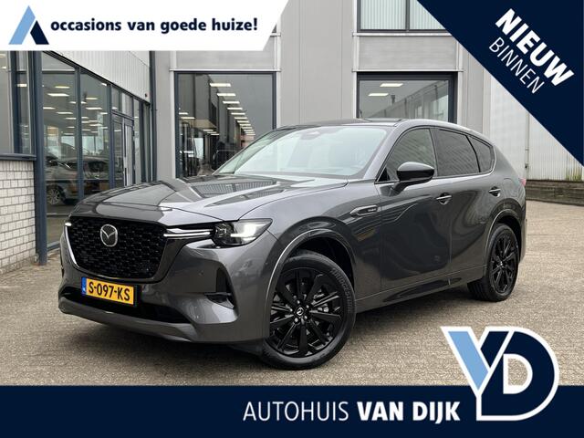 Mazda CX-60 2.5 e-SkyActiv PHEV Homura | NL Auto/1e Eig./Voll.Historie/Navi/Camera/Leder/Head-Up/Elektr.Wegklapbare Trekhaak/Apple CarPlay-Android Auto