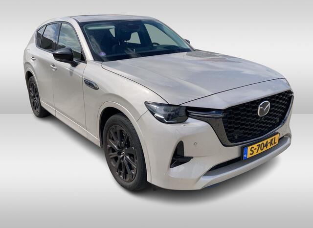 Mazda CX-60 2.5 e-SkyActiv PHEV Homura / Trekhaak / Panoramadak / 360Camera / Head-up / Leder / Keyless / 20'' / Dodehoek / DAB / Navigatie / Stoelverwarming / ACC