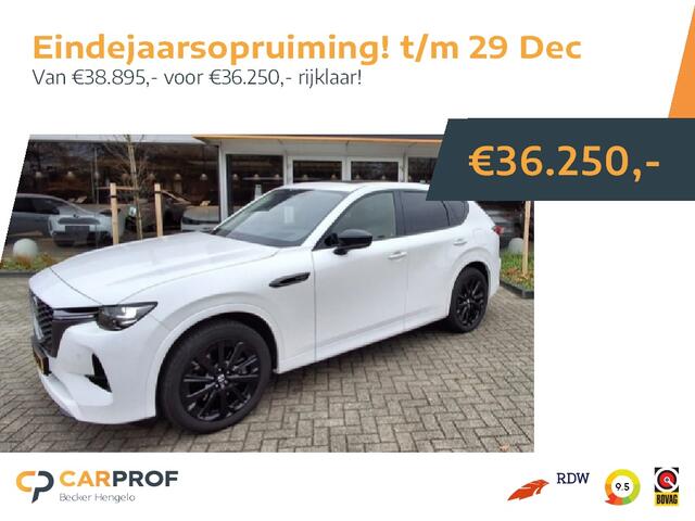 Mazda CX-60 2.5 PHEV Homura NLauto | 1e eig. | All-in | Dealeronderhouden