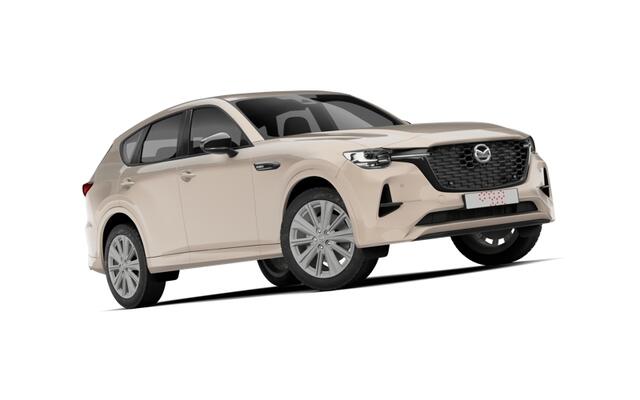 Mazda CX-60 Homura Business Edition - Zwart Nappa Leder | 12,3-inch TFT-kleurendisplay met bediening via centrale HMI Commander, touchscreen (voor Apple CarPlay / Android Auto(TM)) of voice control | 12,3-inch digitale meterset | 20-inch lichtmetalen velgen, Black