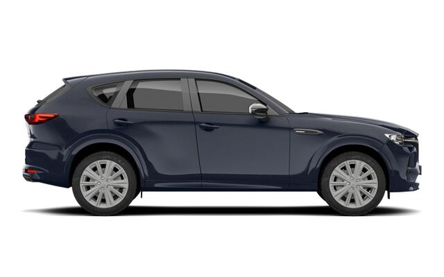 Mazda CX-60 Homura Plus - Zwart Nappa Leder | 12,3-inch TFT-kleurendisplay met bediening via centrale HMI Commander, touchscreen (voor Apple CarPlay / Android Auto(TM)) of voice control | 12,3-inch digitale meterset | 20-inch lichtmetalen velgen, Black