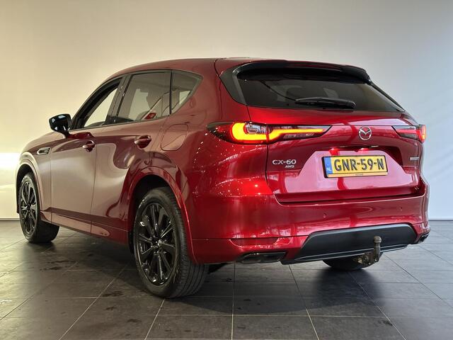 Mazda CX-60 2.5 e-SkyActiv PHEV Homura ELEKTRISCHE TREKHAAK | ELEKTRISCH SCHUIF-/KANTELDAK | 360 CAMERA | APPLE CARPLAY/ANDROID AUTO |