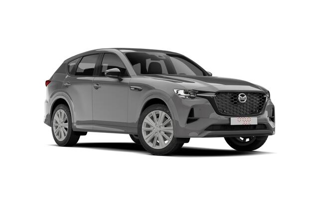 Mazda CX-60 Homura Business Edition - Zwart Nappa Leder | 12,3-inch TFT-kleurendisplay met bediening via centrale HMI Commander, touchscreen (voor Apple CarPlay / Android Auto(TM)) of voice control | 12,3-inch digitale meterset | 20-inch lichtmetalen velgen, Black