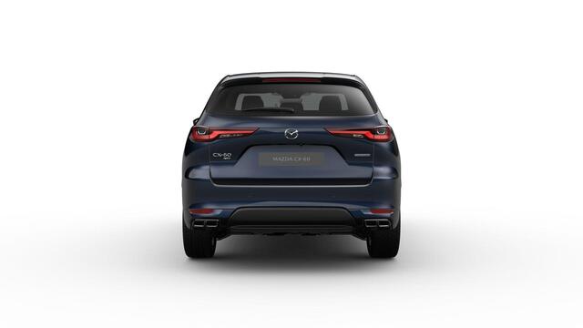 Mazda CX-60 Homura Plus - Zwart Nappa Leder | 12,3-inch TFT-kleurendisplay met bediening via centrale HMI Commander, touchscreen (voor Apple CarPlay / Android Auto(TM)) of voice control | 12,3-inch digitale meterset | 20-inch lichtmetalen velgen, Black