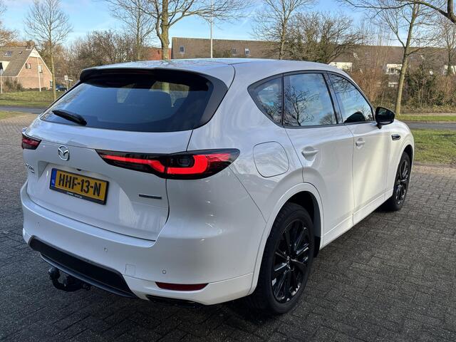 Mazda CX-60 2.5 e-SkyActiv PHEV Homura NL-Auto, 1e Eig.,Trekhaak, Navigatie, Apple Carplay / Android Auto,A. Rij-Camera, Cruise control ad. Leer, Head-up, Stoelverw.+ geheugen, Stuurverw.