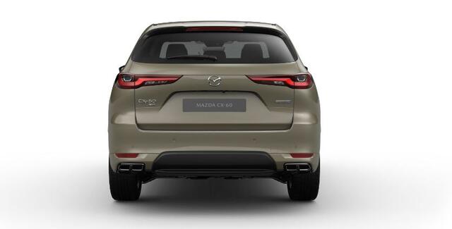 Mazda CX-60 2.5 e-SkyActiv PHEV Homura Business Edition NAVI | 20 INCH LMV | BOSE | LEDER INTERIEUR | ACHTERUITRIJCAMERA 2500 KG TREKGEWICHT 6 JAAR GARANTIE!