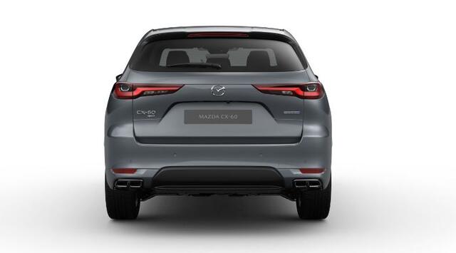 Mazda CX-60 2.5 e-SkyActiv PHEV Homura Plus NAVI | 20 INCH LMV | PANORAMA-DAK | BOSE | ACHTERUITRIJCAMERA | LEDER INTERIEUR ¤ 3000,- VOORDEEL MOVE TO MAZDA ACTIE 6 JAAR GARANTIE!