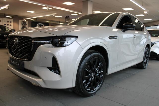 Mazda CX-60 2.5 e-SkyActiv PHEV 327PK Homura Business Edition , Nieuwe Auto, 10 KM, Voorraadvoordeel ¤ 4.744-, Leder, Adap.Cruise, Bose, Navi, Apple Carplay, 360 Camera, HUD, Stoelverwarming/ventilatie, LMV 20 Inch