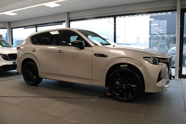 Mazda CX-60 2.5 e-SkyActiv PHEV 327PK Homura Business Edition , Nieuwe Auto, 10 KM, Voorraadvoordeel ¤ 4.744-, Leder, Adap.Cruise, Bose, Navi, Apple Carplay, 360 Camera, HUD, Stoelverwarming/ventilatie, LMV 20 Inch