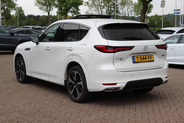 Mazda CX-60 2.5 e-SkyActiv PHEV Takumi / SoH 92,8% / Panoramadak / 360Camera / Head-up / Leder / Keyless / 20'' / Dodehoek / DAB / Navigatie / Stoelverwarming / ACC