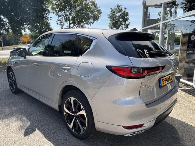 Mazda CX-60 2.5 e-SkyActiv PHEV Takumi NL-Auto, Dealer Onderh., Navigatie, Apple Carplay/ Android Auto, 360 Camera, Bose, Stoel verw. Stoel ventilatie, Stuur verwarming. Cruise Controle Ad.