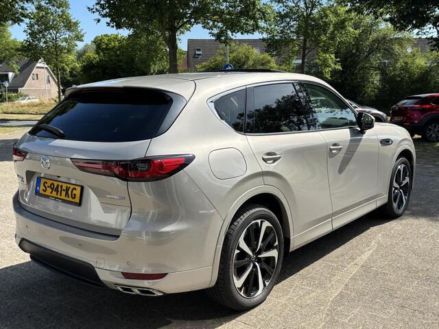 Mazda CX-60 2.5 e-SkyActiv PHEV Takumi NL-Auto, Dealer Onderh., Navigatie, Apple Carplay/ Android Auto, 360 Camera, Bose, Stoel verw. Stoel ventilatie, Stuur verwarming. Cruise Controle Ad.