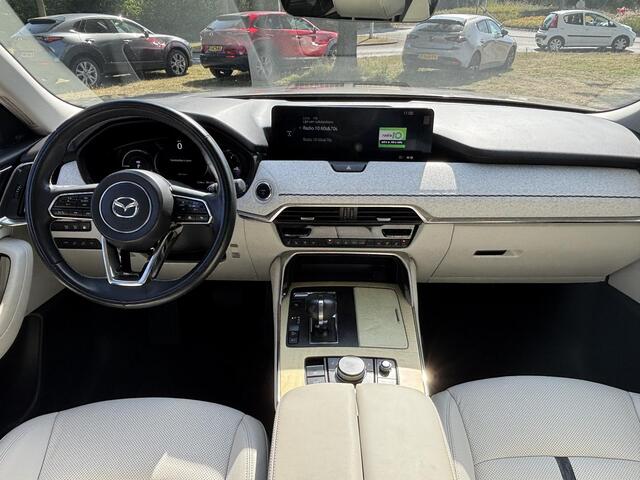 Mazda CX-60 2.5 e-SkyActiv PHEV Takumi NL-Auto, Dealer Onderh., Navigatie, Apple Carplay/ Android Auto, 360 Camera, Bose, Stoel verw. Stoel ventilatie, Stuur verwarming. Cruise Controle Ad.