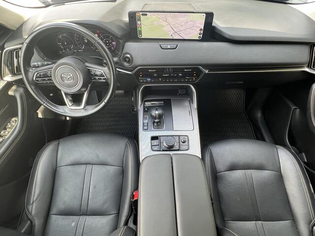 Mazda CX-60 2.5 e-SkyActiv PHEV Homura / Leder / 2.500 kg trekgewicht / Camera 360° / Elektrische stoelen, stuur & klep / Stoelventilatie / Stuur-, stoel- & achterbankverwarming / Apple Carplay Android / 19"LM wielen /