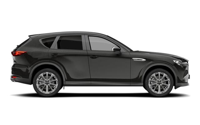Mazda CX-60 Exclusive-Line Business Edition | 12,3-inch TFT-kleurendisplay met bediening via centrale HMI Commander, touchscreen (voor Apple CarPlay / Android Auto(TM)) of voice control | 12,3-inch digitale meterset | 20-inch lichtmetalen velgen, Silver
