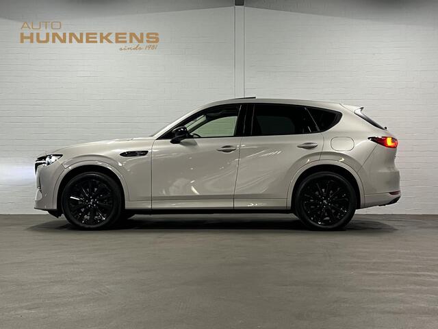 Mazda CX-60 CX-60 2.5 Homura Trekhaak | Adapt. cruise | Open dak | Stoelventilatie | 360 camera | Head-up | Stuur-/Stuurverwarming | Bose | Pano