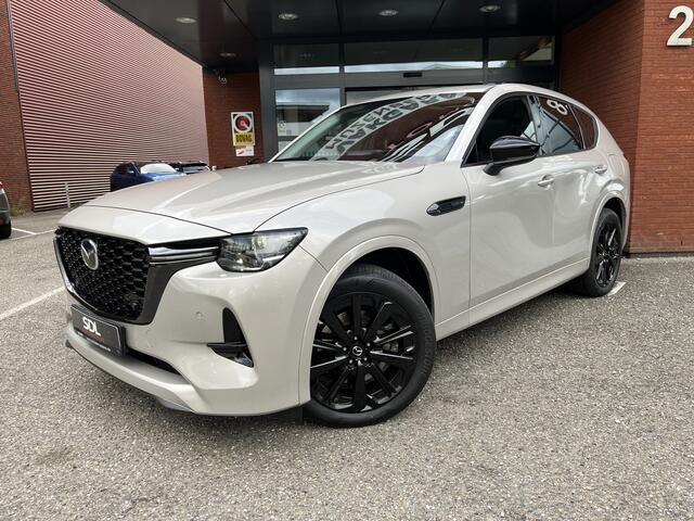 Mazda CX-60 2.5 e-SkyActiv PHEV Homura 4 OPTION PACKS // FAB. Garantie tot 13-12-2028 // FULL OPTIONS // PANODAK // ELEK.KLEP // ADAPT. CRUISE // LEDER+GEHEUGEN STOELEN // STOELVERKOELING-VERWARMING //