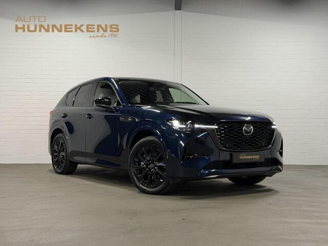 Mazda CX-60 2.5 e-SkyActiv PHEV Homura Trekhaak | Adapt. cruise | Stoelventilatie | 360 camera | Head-up | Stuur-/Stoelverwarming | Bose | Dodehoek | Achterbank verwarmd