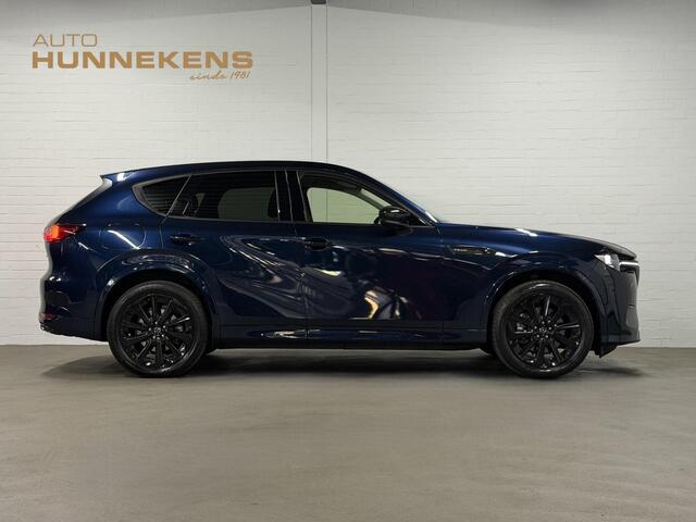 Mazda CX-60 2.5 e-SkyActiv PHEV Homura Trekhaak | Adapt. cruise | Stoelventilatie | 360 camera | Head-up | Stuur-/Stoelverwarming | Bose | Dodehoek | Achterbank verwarmd