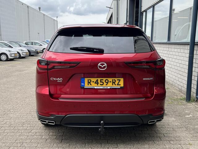 Mazda CX-60 2.5 e-SkyActiv PHEV Exclusive-Line El. Trekhaak / apple carplay / 20" velgen / Soul Red / Headup
